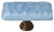 Sietto Glacier powder blue long knob with oil rubbed bronze base
