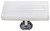Sietto Reed white long knob with polished chrome base