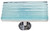 Sietto Reed light aqua long knob with polished chrome base
