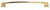 Richelieu Transitional Metal Pull - 8640 - Brushed Aurum Gold - 18 in