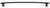 Richelieu Transitional Metal Pull - 5254 - Matte Black - 18 in