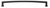 Richelieu Transitional Metal Pull - 8675 - Matte Black - 12 in