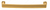 Richelieu Transitional Metal Pull - 8675 - Brushed Aurum Gold - 18 in