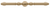 Richelieu Traditional Metal Pull - 8789 - Champagne Bronze - 320 mm