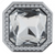 Richelieu Modern Metal and Crystal Knob - 2626