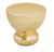 Richelieu Modern Metal Knob - 7986 - Brushed Gold - 32 mm