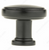 Richelieu Modern Metal Knob - 8726 - Matte Black - 34 mm