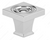 Richelieu Transitional Metal Knob - 8822 - Chrome - 30 mm