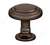 Richelieu Traditional Metal Knob - 8818 - Honey Bronze - 33 mm
