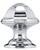 Richelieu Modern Brass Knob - 501 - Chrome - 28 mm