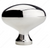 Richelieu Traditional Metal Knob - 4443 - Polished Nickel - 50 mm