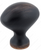 Richelieu Traditional Metal Knob - 4443 - Brushed Oil-Rubbed Bronze - 30 mm
