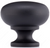 Richelieu Traditional Brass Knob - 3923 - Matte Black - 32 mm