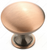 Richelieu Modern Metal Knob - 9041 - Antique Copper - 30 mm