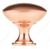 Richelieu Modern Metal Knob - 9041 - Rose Gold - 40 mm