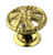 Solid Polished Brass Knob with Backplate
K32-K1BSB