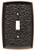 Venetian Bronze with Copper Highlights Hammered Wall Plate
L-144036