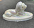 Oscar the Lion Paperweight - Snow Sparkle
