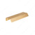 Modern Aluminum Edge Pull - 9494 - 128 mm - Satin Gold