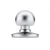 Functional Metal Wardrobe Knob - 3922 - Brushed Chrome