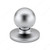 Functional Metal Wardrobe Knob - 3922 - Brushed Chrome