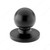 Functional Metal Wardrobe Knob - 3922 - Matte Black