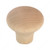 Eclectic Wood Knob - 50 - Unfinished Maple