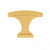 Transitional Metal Knob - 5254 - Brushed Aurum Gold