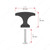 Transitional Metal Knob - 5254 - Matte Black