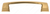 Richelieu Transitional Metal Pull - 8640 - Brushed Aurum Gold - 128 mm