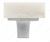 Richelieu Modern Marble and Metal Pull - 6370 - White - 12 mm