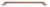 Richelieu Modern Metal Pull - 8875 - Oriental Bronze - 416 mm