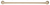 Richelieu Modern Metal Pull - 5216 - Sienna Gold - 320 mm