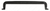 Richelieu Traditional Forged Iron Pull - 6587 - Matte Black Iron - 256 mm