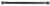Richelieu Traditional Forged Iron Pull - 6587 - Florentine Bronze - 256 mm