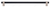 Richelieu Modern Metal Pull - 8715 - Black, Brushed Nickel - 320 mm