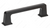 Richelieu Transitional Metal Pull - 8695 - Matte Black - 96 mm