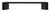 Richelieu Modern Metal Pull - 97591 - Matte Black - 128 mm