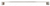 Richelieu Modern Metal Pull - 97591 - Brushed Nickel - 320 mm
