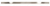 Richelieu Modern Metal Pull - 8232 - Brushed Nickel - 224 mm