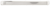Richelieu Modern Metal Pull - 8189 - Brushed Nickel - 128 mm