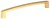 Richelieu Modern Metal Pull - 8189 - Brushed Aurum Gold - 192 mm