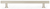Richelieu Modern Metal Pull - 8864 - Brushed Nickel - 192 mm