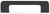 Richelieu Modern Metal Pull - 730 - Matte Black - 96 mm to 128 mm