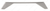 Richelieu Modern Metal Pull - 9256 - Brushed Nickel - 160 mm