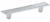 Richelieu Modern Metal and Crystal Pull - 3737 - Crystal, Chrome - 96 mm