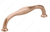 Richelieu Traditional Forged Iron Pull - 6565 - Exeter Copper - 128 mm