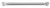 Richelieu Traditional Metal Pull - 8855 - Chrome - 320 mm