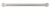 Richelieu Traditional Metal Pull - 8855 - Brushed Nickel - 320 mm