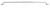 Richelieu Traditional Metal Pull - 8855 - Chrome - 480 mm
